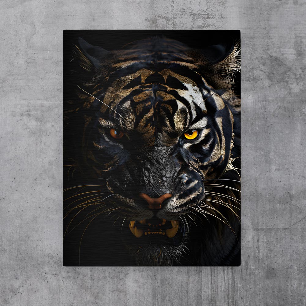 Alu-Fototafel silber-gebürstet - ChromaLuxe 